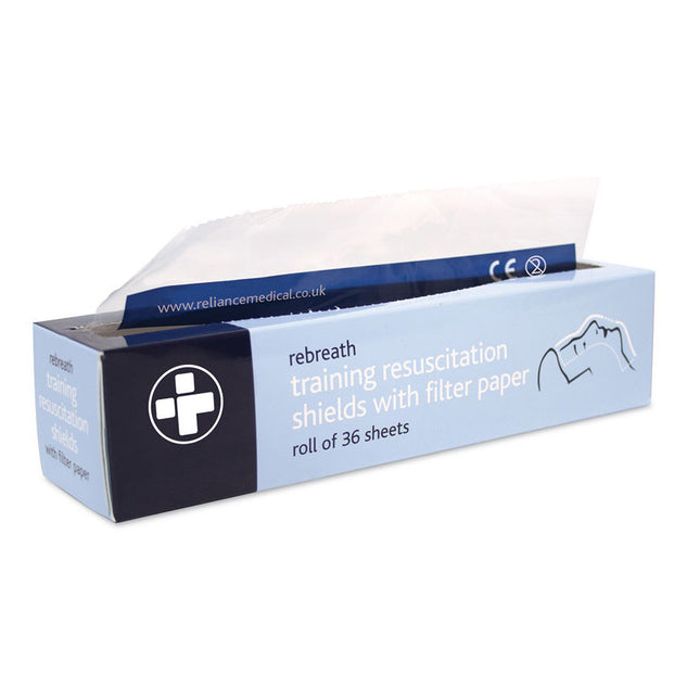 CPR Face Shield Roll With Filter Paper