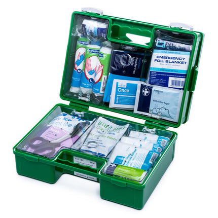 Large Deluxe First Aid Kit in ABS Plastic Box - Fully Kitted