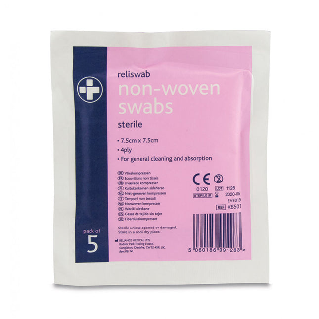 Cotton Gauze Swabs 7.5x7.5cm