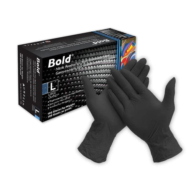 Premium Black Nitrile Gloves