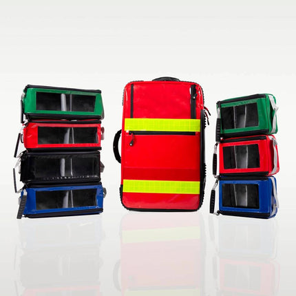 Premier Emergency First Aid Backpack Wipe Down PVC