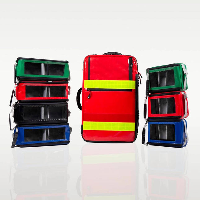 Premier Emergency Paramedic  Wipe clean Bag pack Removable Shoulder Straps