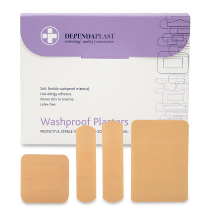 Dependaplast Wash proof Plasters - Assorted