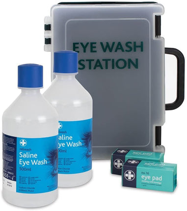 Double Eyewash Station First Aid Kit
