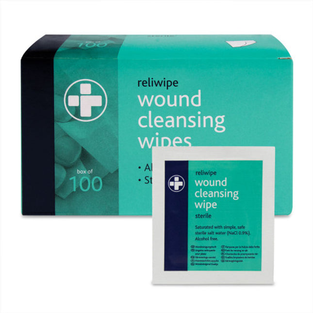 Sterile Wound Wipes - Box of 100