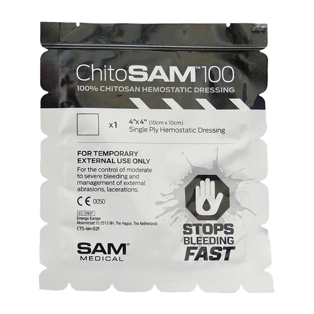 SAM Medical Hemostatic Dressing - 10 x 10cm