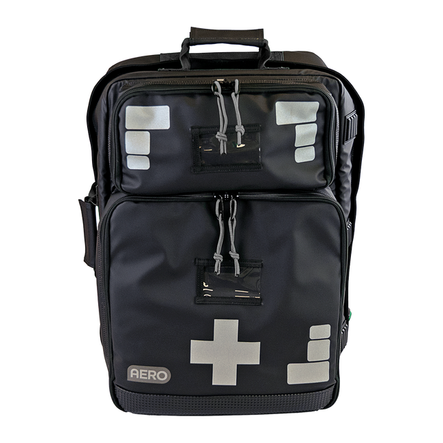 Tactical First Response Bag - Black, Fully Stocked For Responders, Police And More