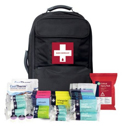 Paramedic First Aid Kit - Critical Injury Kit in Premium Rucksack