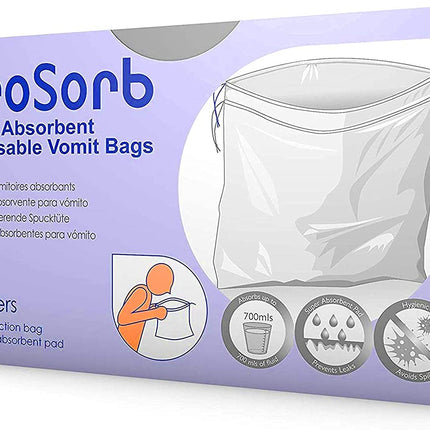 Super Absorbent Sick/Vomit Bags  - Pack of 20