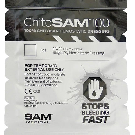 SAM Medical Hemostatic Dressing - 10 x 10cm